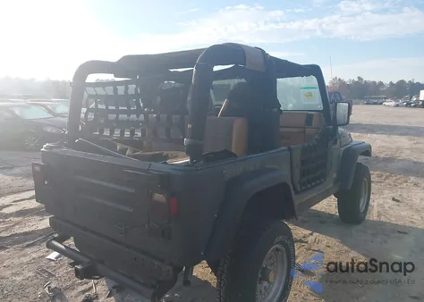 1997 Jeep Wrangler Se из США, поврежденный, VIN 1J4FY29P6VP405853